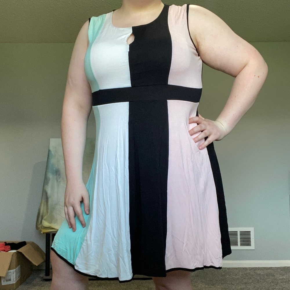 Plus Size Color Block Torrid Dress
